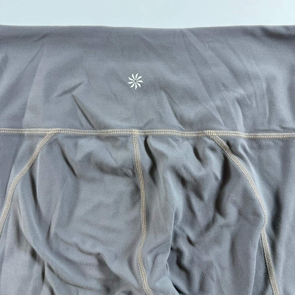 Athleta Womens High Waisted‎ Athletic Leggings Gray Stash Pocket Size S - Picture 6 of 16